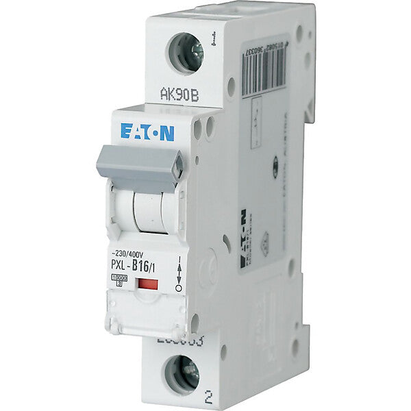 Eaton LS-Schalter m.Beschrift. B 16A, 1p PXL-B16/1